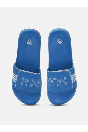 United colors of benetton sliders with velcro discount closure