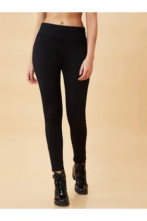 Globus Women Stretchable High Waist Skinny Fit Formal Treggings