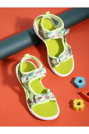Kook N Keech Women Woven Design & Printed Sports Sandals