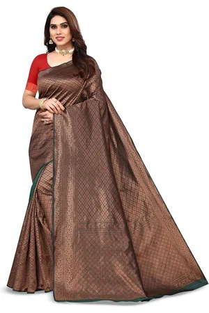 Varanga Ethnic Motifs Woven Design Banarasi Saree