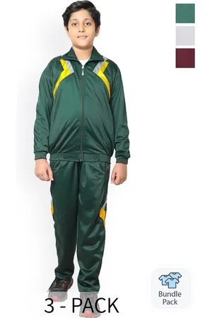 BAESD Boys Pack of 3 Mock Collar Tracksuits