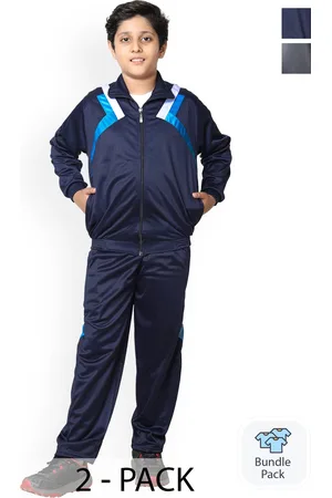 BAESD Boys Pack of 2 Mock Collar Tracksuits
