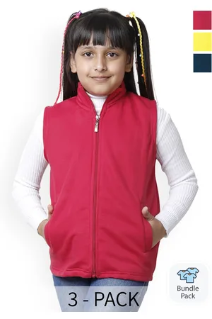 BAESD Girls Fleece Lightweight Crop Open Front Jacket with Patchwork