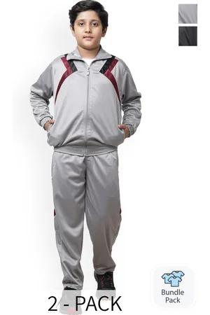 BAESD Boys Pack Of 2 Warm Stylish High-Rise Tracksuits