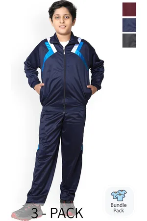 BAESD Boys Pack Of 3 Warm Stylish High-Rise Tracksuits