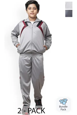 BAESD Boys Pack of 2 Mock Collar Tracksuits