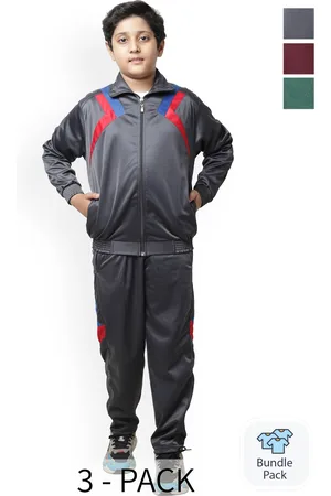 BAESD Boys Pack Of 3 Warm Stylish High-Rise Tracksuits