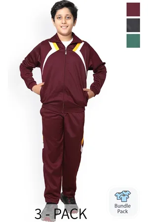 BAESD Boys Pack Of 3 Warm Stylish High-Rise Tracksuits