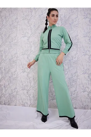 ATHENA High-Neck Sweatshirt With Flared Trousers