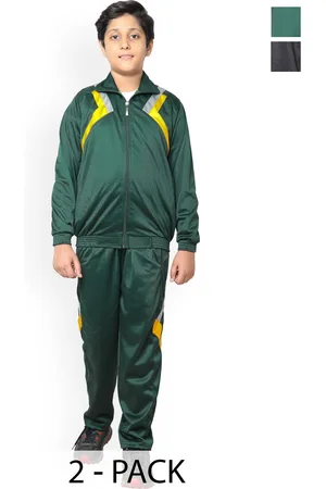 BAESD Boys Pack Of 2 Warm Stylish High-Rise Tracksuits