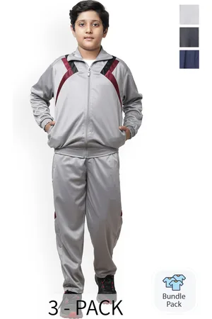 BAESD Boys Pack of 3 Mock Collar Tracksuits