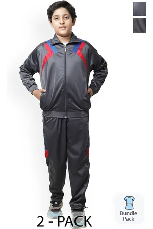 BAESD Boys Pack Of 2 Warm Stylish High-Rise Tracksuits