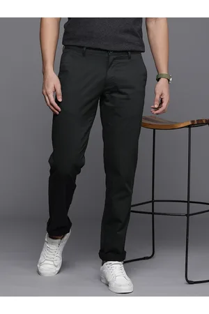 High Quality Louis Philippe Plated Cotton Trousers👖