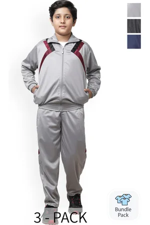 BAESD Boys Pack Of 3 Warm Stylish High-Rise Tracksuits