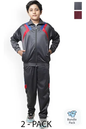 BAESD Boys Pack Of 2 Warm Stylish High-Rise Tracksuits