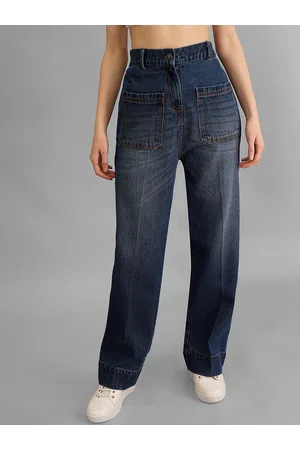 Chemistry Women Flared High-Rise Trousers