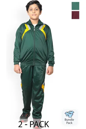 BAESD Boys Pack of 2 Mock Collar Tracksuits