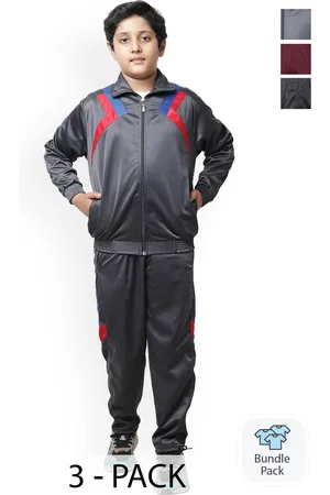 BAESD Boys Pack of 3 Mock Collar Tracksuits