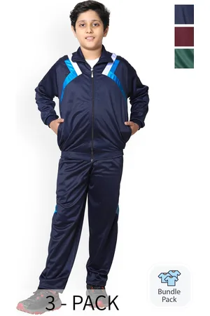 BAESD Boys Pack of 3 Mock Collar Tracksuits
