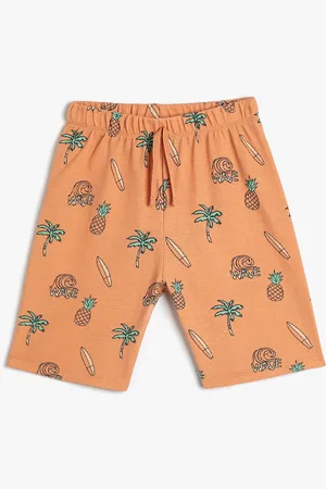Koton Boys Conversational Printed Pure Cotton Shorts