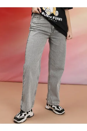 Tokyo Talkies Women Relaxed Fit Heavy Fade Stretchable Jeans