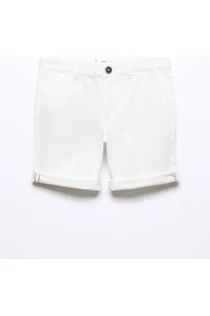 MANGO Boys Mid-Rise Regular Fit Bermuda Shorts