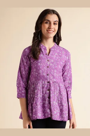 Fabclub Floral Printed A Line Kurti