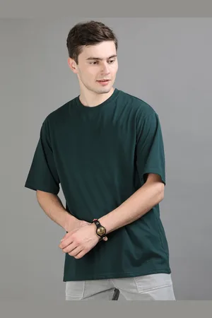 Bushirt Drop-Shoulder Sleeves Oversized Pure Cotton T-shirt