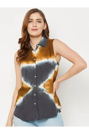 BAESD Classic Tie and Dye Printed Regular Fit Casual Shirt
