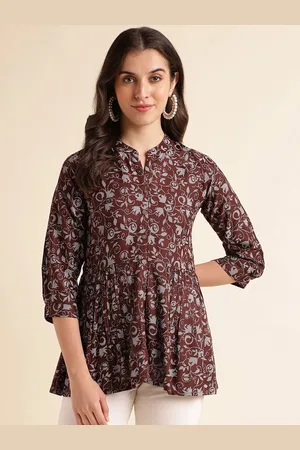 Fabclub Floral Printed A Line Kurti
