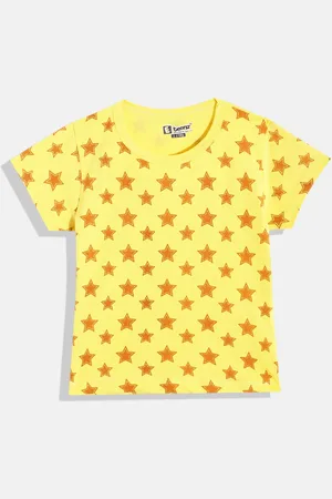 Eteenz Girls Premium Cotton Conversational Printed T-shirt