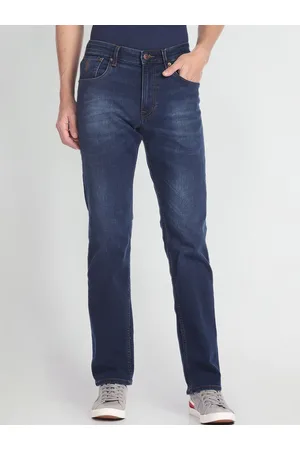 Ralph Lauren Men Blue Harold Slim Straight Fit Light Fade Smart Jeans