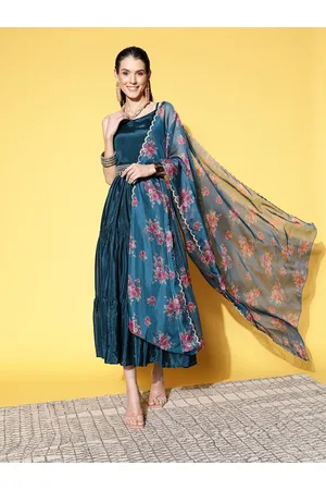 Buy jwf Women Rayon A-Line Western Fit and Flare Maxi Dress Gown (Free Size  Upto XXL) Online In India At Discounted Prices