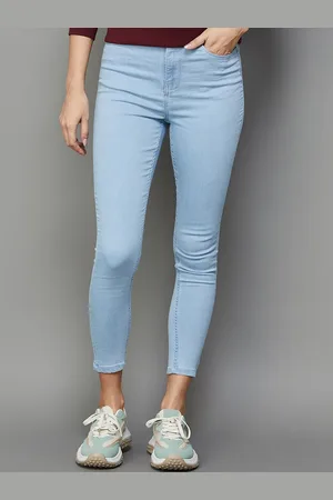 Lifestyle Women Clean Look Mid Rise Cotton Jeans