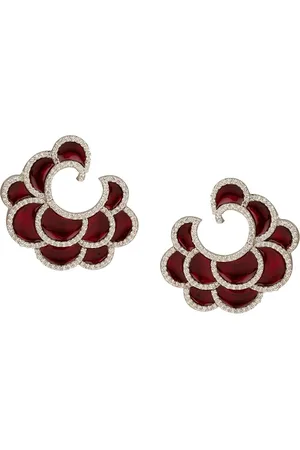 Kicky And Perky Sterling Silver Gold Plated Contemporary Stud Earrings