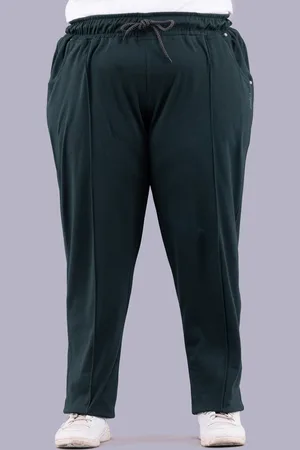 Cupid Women Plus Size Mid-Rise Lightweight Cotton Track Pants