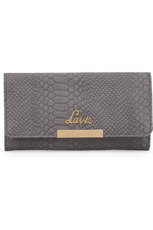 Lavie Women Tri-Fold Wallet with Metal Accent For Women (Fuchsia, OS)