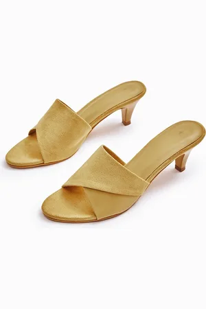 The Label Life Open Toe Kitten Heels