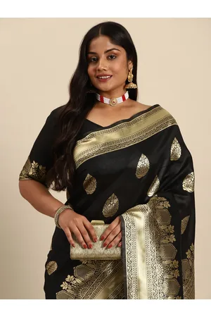 Sztori Ethnic Motifs Zari Art Silk Banarasi Saree