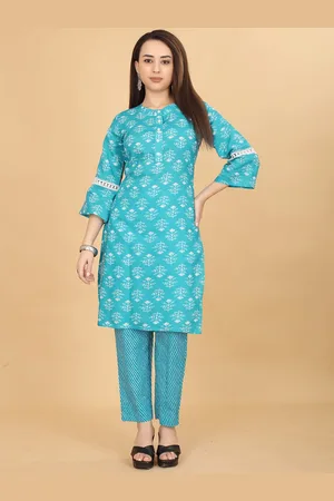 CHANSI Floral Printed Kurta Set