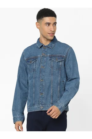 Celio Washed Denim Cotton Jacket