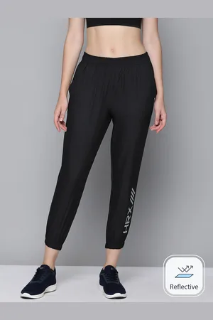 Buy by Hrithik Roshan Women Green Solid Slim Fit Yoga Track Pants online |  Looksgud.in
