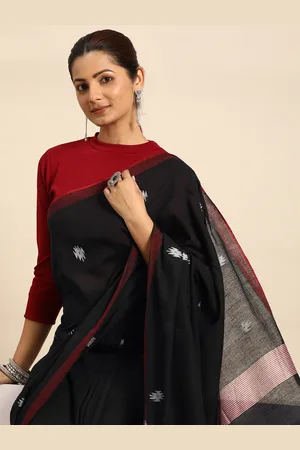 Taavi Pure Cotton Jamdani Saree