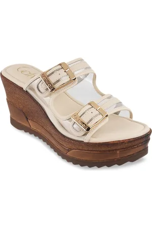 Catwalk Buckled Strap Wedge Heels