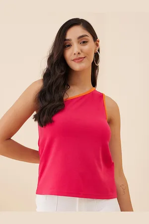 Rare Fashion One Shoulder Knitted Top