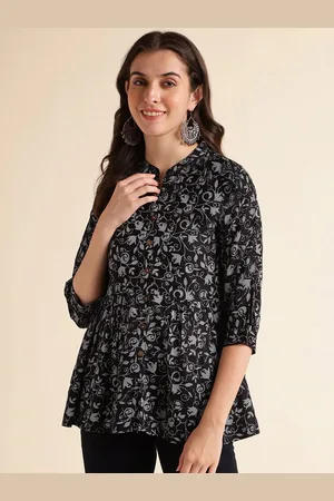 Fabclub Floral Printed A Line Kurti