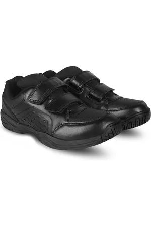 NIVIA Kids Textured Velcro School Sneakers