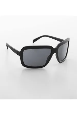 MANGO Women Square Sunglasses with UV Protected Lens 57001014-99