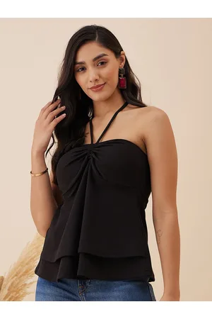 Rare Fashion Halter Neck Crop Top
