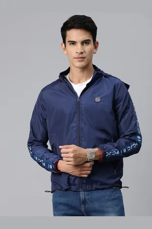 Pierre Carlo Men Typography Printed Sporty Jacket